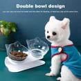 thumbnail image 4 of Comedero doble ajustable de 20 ° para gatos, cuenco doble para perros, cuenco inclinable co Abanopi Tazón de alimentación, 4 of 7