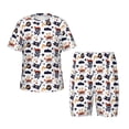 thumbnail image 1 of Fotbe Pirate Theme Pijama Estampada de 2 Piezas para Niños – Ropa de Dormir de Manga Corta Cómoda para Niños y Niñas, Camiseta y Shorts de Algodón-Large, 1 of 6