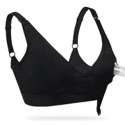 Momcozy Pumping Bras Hand Free for Women, 3-in-1 Hands Free Pumping Bra, Maternity Nursing Bras & Everyday Bra, Supportive Breast Pump Bra with Pads, Small