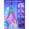 thumbnail image 3 of xianlin-Fairy Lights Color Changing - 22 Colors 66 FT 200 LED Fairy String Lights with Remote, Plug in Fairy Lights Indoor with 12 Lighting Modes,Christmas Fairy Lights for Bedroom Classroom, 3 of 4