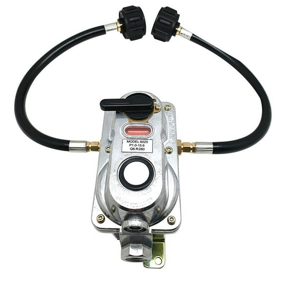 2-Stage Auto Changeover LP Propane Gas Regulator with Two 12 Inch Pigtails for , Caravans, Trailers KT12ACR6A