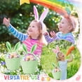 thumbnail image 1 of Kbndieu Easter Decorations Saving Home Textile Storage Storage Containers with Lids Easter Basket Easter Bunny Basket Cute Bag with Foldable Ears Tote Bags for Easter, 1 of 6