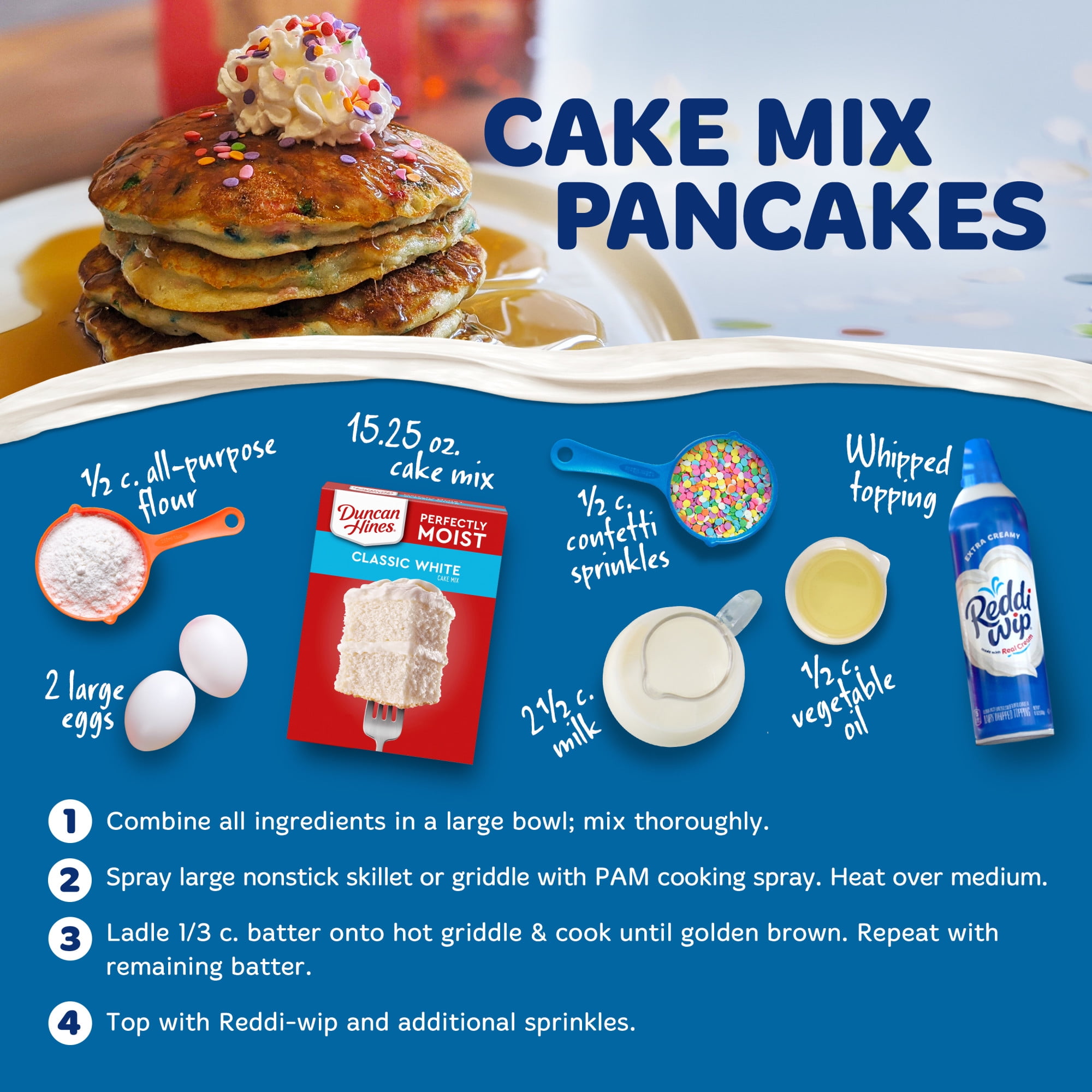 Reddi-wip Extra Creamy Whipped Topping Made with Real Cream, 13 oz