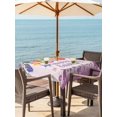 thumbnail image 2 of Easter Eggs Outdoor Tablecloth - 54x54 Inch Square Dining Table Cover, Purple Tulip Flower Spring Bunny Butterfly Floral Waterproof Outdoor Table Cloth with Umbrella Hole & Zipper for Picnic/Patio, 2 of 7