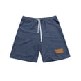 thumbnail image 6 of YNGKMEA Men's Casual Linen Shorts Elastic Waist Drawstring Shorts Soft Lightweight Breathable Summer Loose Pocket Athletic Shorts, 6 of 7