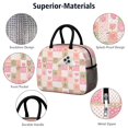 thumbnail image 4 of Womens Pioneer Flower Floral Print Pattern Lunch Box for Work,Insulated Lunch Bag for Women,Loncheras Para Mujer,Leakproof Adult Lunch Bag for Work,Beach,Travel,Picnic,Camping, 4 of 6