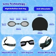 Adult swimming goggles set