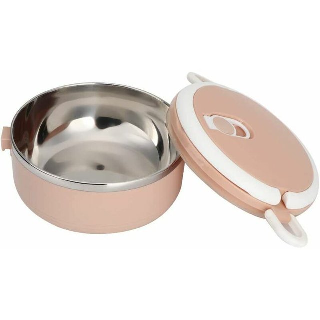Total Fiambrera con Aislamiento Caliente, Caja Bento de Acero Inoxidable para niños y Adultos, 15 x 8,5 cm