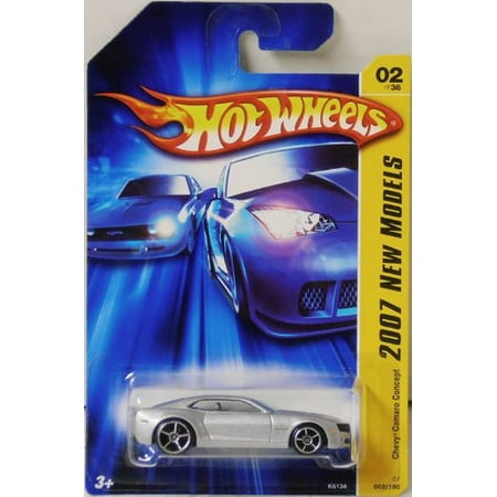 CAMARO CONCEPT 2007 New Models #2 Silver Chevy Camaro Concept 1:64 Scale Collectible Die Cast (Best New Concept Cars)