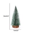 thumbnail image 3 of Adornos navideños en miniatura artificiales para árboles de Navidad, cedro, nieve, pino, decoración de mesa para el hogar y la oficina, regalos de paisaje navideño 2024, 3 of 5