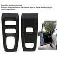 thumbnail image 3 of Window Lift Switch Panel Cover Trim for GR86 2022+, for  BRZ 2022+, Carbon Fiber Window Glass Lift Button Frame Stickers, Car Window Glass Lifting Switch Decorative Trim, 3 of 7
