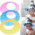 thumbnail image 4 of Gorro de champú ajustable para niños, gorro de baño, gorro de ducha, protector de pelo amarillo Tmvgtek Para estrenar, 4 of 6