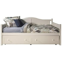 Bowery Hill Cottage Inspired Wood Full Daybed in Bright White