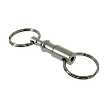 Minute Key Pull Apart Key-Ring, Key-Chain, 1", Metal