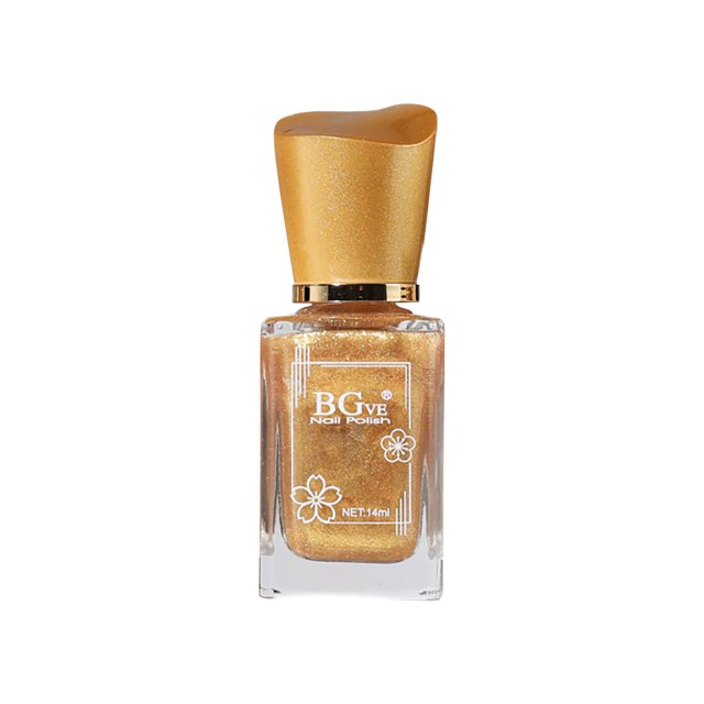 Esmalte de uñas colorido BGVE Microgel sin cocción Esmalte de uñas perfumado de secado rápido Esmalte de uñas graso de larga duración que no se pela Color nude No se pela 14 ml