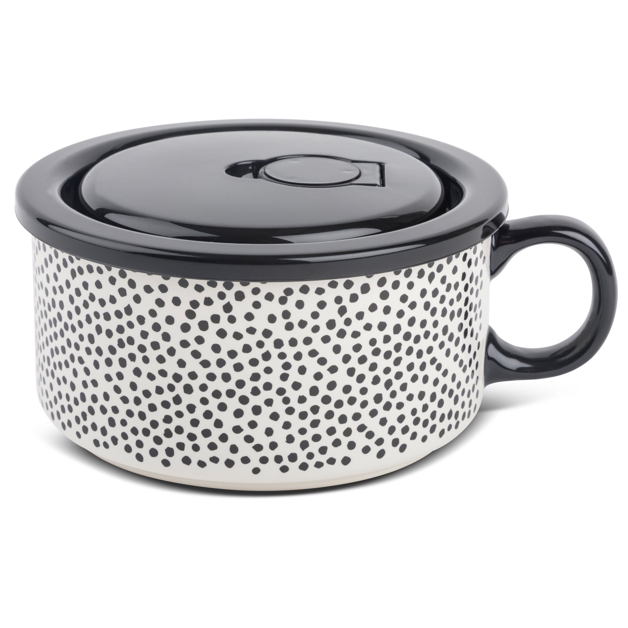 Thyme & Table Stoneware 23oz Dot Soup Mug - Walmart.com