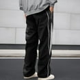 thumbnail image 4 of christmas pants,Wide Leg Sweatpants Women Cargo Pants for Girls High Waisted Baggy Sweatpants for Women Casual Pants with Pockets,Womens Sweatpants Baggy Wide Straight Leg Sweats Pants with Pockets, 4 of 8