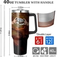 thumbnail image 2 of 40 Oz Might Be Water Might Be Vodka Tumbler with Handle and Straw, Double Wall Insulated Stainless Steel Titos Cups, Funny Vodka Themed Gifts For Women Adult Humor, 2 of 6
