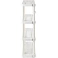 thumbnail image 3 of Bilot 14 x 32 x 54.5 Inch 4 Tier Adjustable Ventilated Medium Duty Shelving Units for Home, Garage, Basement, and Laundry, White, 3 of 8