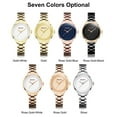 thumbnail image 4 of De pulsera CURREN 9015 Reloj de cuarzo para mujer Reloj de vestir de moda para mujer Reloj de pulsera elegante impermeable informal de negocios con correa de acero inoxidable CURREN De pulsera, 4 of 7