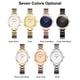 thumbnail image 3 of De pulsera CURREN 9015 Reloj de cuarzo para mujer Reloj de vestir de moda para mujer Reloj de pulsera elegante impermeable informal de negocios con correa de acero inoxidable CURREN De pulsera, 3 of 3