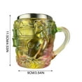 thumbnail image 2 of Taza Taza de café de acero inoxidable con forma de libro y relieve decorativo, ideal como regalo para lectoras (1 unidad) JASKFLY, 2 of 7