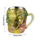 thumbnail image 2 of Taza de acero inoxidable con forma de libro y escultura en relieve de resina | Taza térmica de 200 ml para mujer | Regalo elegante para lectores y decoración del hogar, 2 of 5