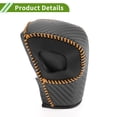 thumbnail image 4 of Cubierta de pomo de cambio de marcha Unique Bargains para Ford Ranger 2019-2022, antideslizante, negra y naranja, protector de mango de cambio de marcha de cuero sintético, 1 Pc, 4 of 6