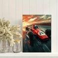 thumbnail image 2 of Vintage Formula 1 Racing Car Canvas Art Print， Suitable for Living Room， Bedroom， Office， Garage， and Man Cave Decoration., 2 of 8