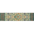 thumbnail image 2 of Vision Studio 24x9 White Modern Wood Framed Museum Art Print Titled - Panel Arabesque I, 2 of 4