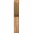 thumbnail image 2 of 3 1/2"W x 10"D x 22"H Crestline Smooth Corbel, Western Red Cedar, 2 of 9