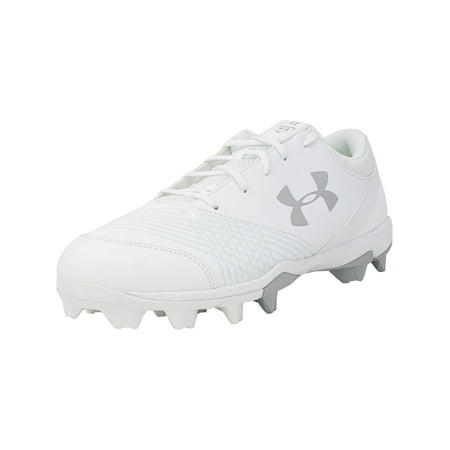 Under Armour Women's Glyde Rm White / Ankle-High Softball Shoe -