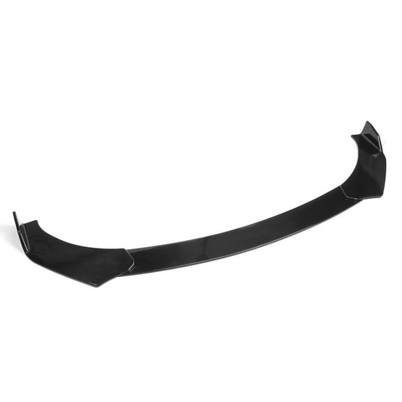 IKON MOTORSPORTS Compatible with 62"-66" Width Car, Adjustable Front Bumper Lip Spoiler Fits BMW Lexus Honda Toyota Gloss Black PP