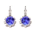 thumbnail image 1 of Jumpingount Nuevo Pendientes colgantes de cristal Vintage de lujo con diamantes de imitación Ropa, zapatos y accesorios Miscelánea Azul, 1 of 6