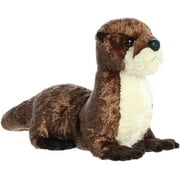 Aurora - Medium Brown Flopsie - 12 River Otter - Adorable Stuffed Animal