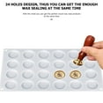 thumbnail image 4 of Shisuyan Invitation Sealing Wax Mold 1 Set in White for Gift Giving, 4 of 8