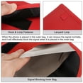 thumbnail image 5 of Faraday Bag, 2Pcs RFID Signal Blocking Pouch Wallet 7.87 Inch Anti-Tracking Anti-Spying, Red, 5 of 5