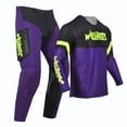 thumbnail image 5 of Willbros Motocross Jersey and Pants Combo with Zipper Pockets MX Dirt Bike Offroad Gear Set Ride Racewear Purple (Jersey Adult M/Pants W32), 5 of 13