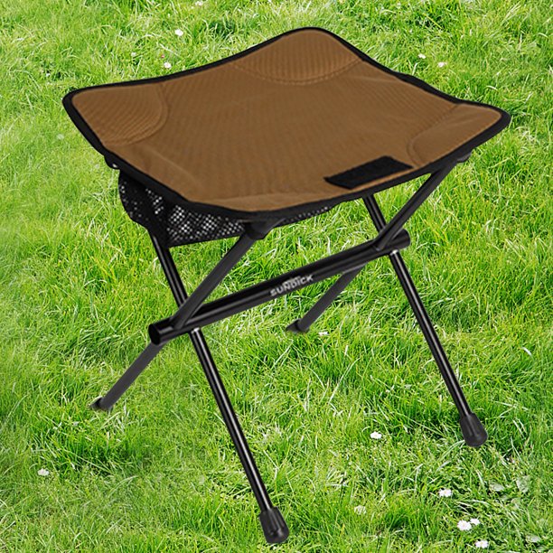 Silla plegable para barbacoa, práctico taburete de pesca con almacenamiento para relajarse al aire libre Likrtyny Para estrenar
