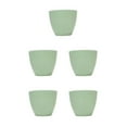 thumbnail image 3 of Guardoinrt Lightweight And Portable Pots For Bonsai And Bonsai Accessories Easy To Maintain Plastic Succulent Plants Flower Pots Green 19CM 5Set, 3 of 6