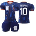 thumbnail image 1 of Maillot de Soccer Garçons Filles Enfants Virgile 4 MEMPHIS 10 ROBBEN 11, 1 of 2