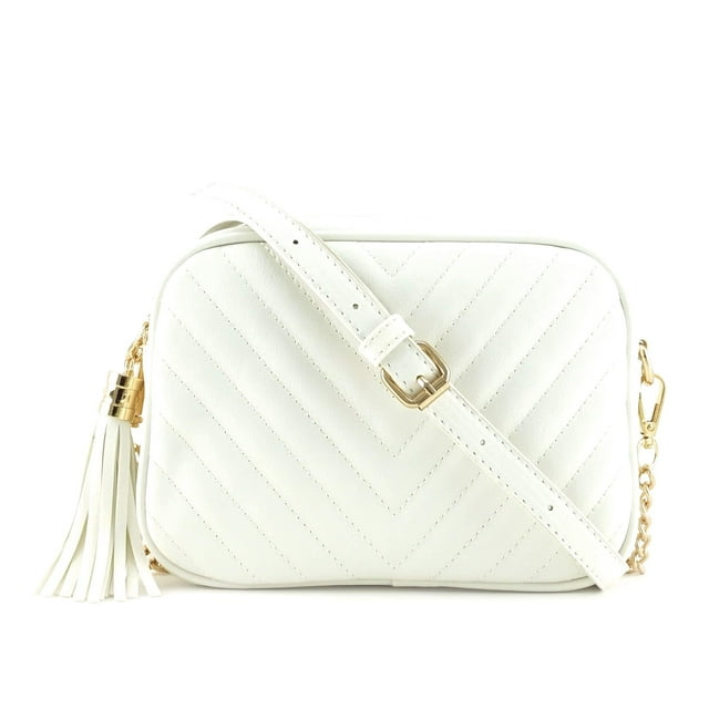 Bandolera moerpusi Simple White Vegan Leather