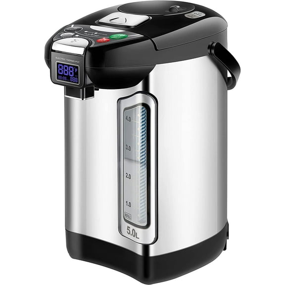 Nutrichef Digital Water Boiler and Warmer stainless Electric Hot Water Dispenser