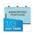 thumbnail image 5 of Heavy-Duty Pressboard Folders with Embossed Fasteners Legal Size, Blue, 25/Box, 5 of 7