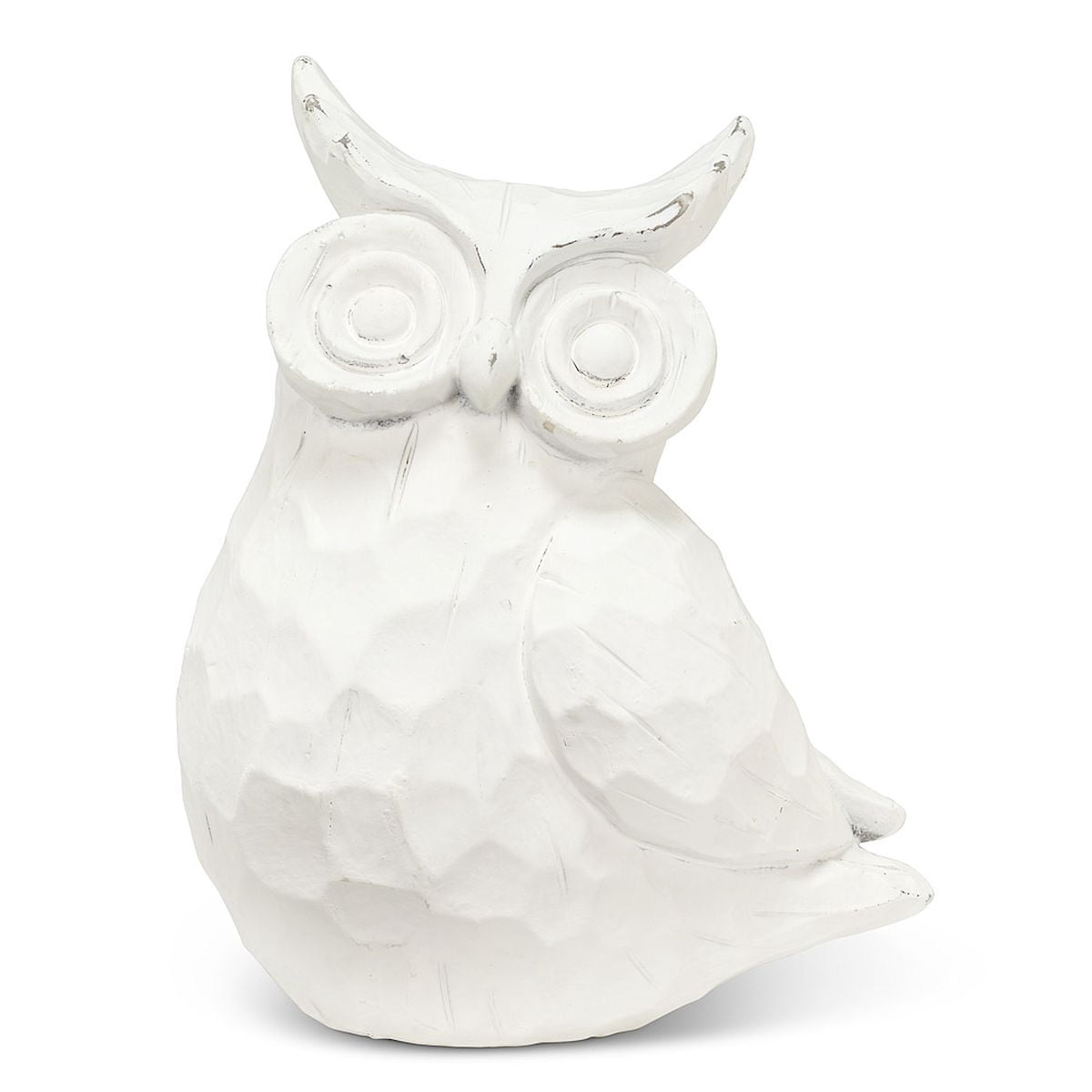Set of 2 Large Sitting Snowy Owl - Walmart.com