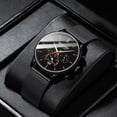 thumbnail image 2 of Belushi New Chronograph Luminous Fashion Waterproof Es Steel Belt Quartz Watch Men's Watch, 2 of 6
