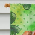 thumbnail image 3 of Carolines Treasures BB9881CHF Drapeau Rouge Dachshund Saint Patricks en Toile - Taille Maison, 3 of 4