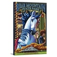 thumbnail image 1 of Bear Mountain State Park, New York - Carousel - Lantern Press Poster (16x24 Gallery Wrapped Stretched Canvas), 1 of 1