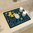 thumbnail image 3 of Tunhigl Absorbent Kitchen Draining Mat - Soft Countertop Drying Pad, Quick-Dry Dish Rack Mat, Heat-Resistant & Stain-Resistant for Dishes, Cups & Small Appliances, 3 of 5