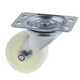 thumbnail image 3 of Ruedas giratorias universales Ruedas para muebles de 2 '' Ruedas blancas Rueda de doble rodillo para de silla de ruedas Yotijar Rueda giratoria para trabajo pesado, 3 of 10
